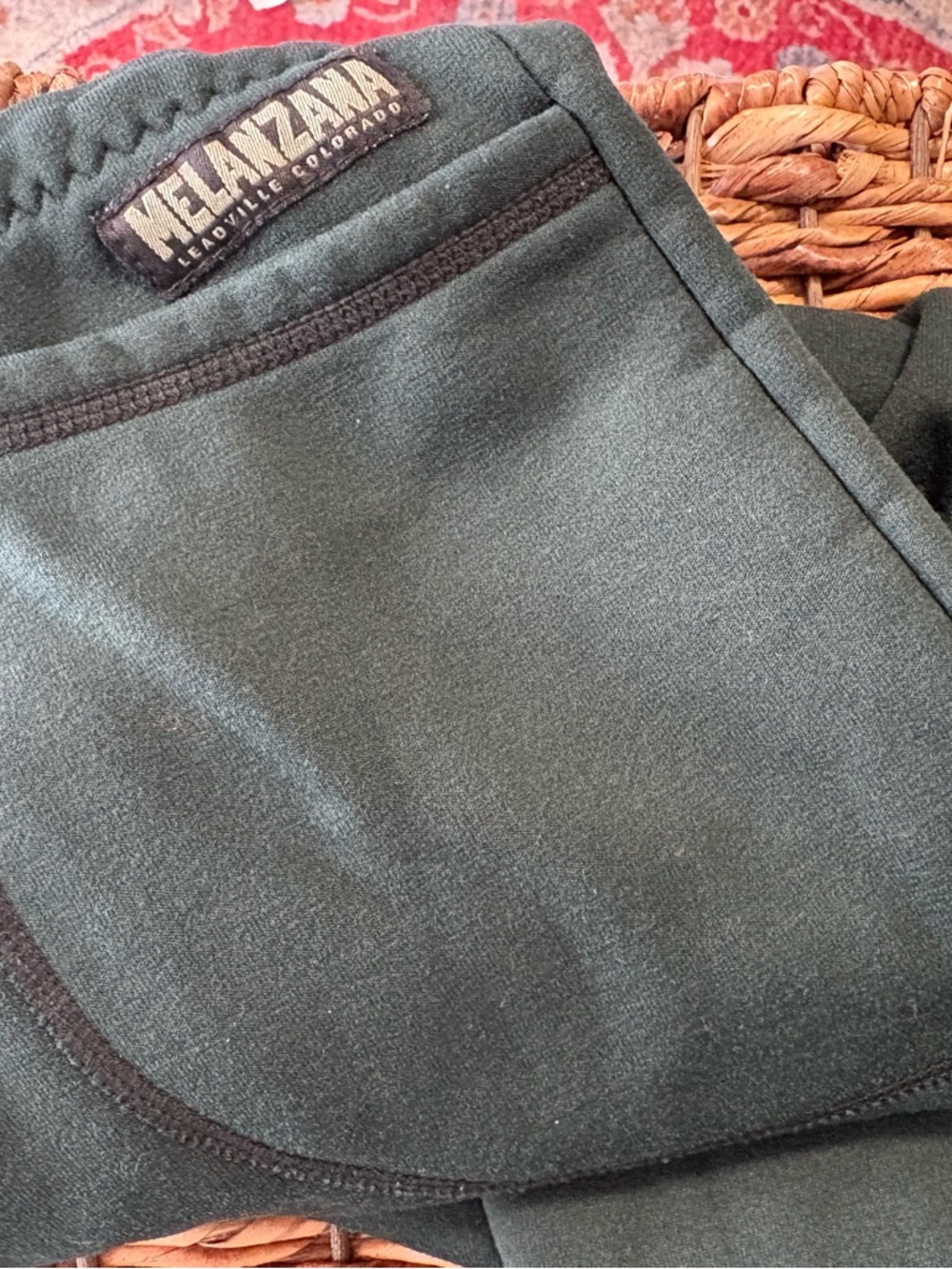 Melanzana Forest Green Fleece Joggers -RARE FIND! Adult XS/YLG